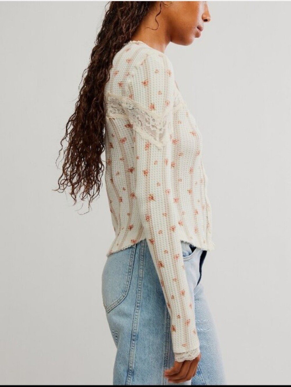 NWT Free People Let's Party Printed Cardigan. Medium - Picture 3 of 10